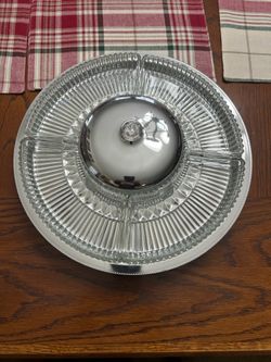 Kromex Relish Tray Lazy Susan