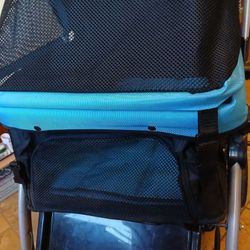 HPZ AQUA BL/BLK PET ROVER STROLLER/ONE OF THE BEST.   OBO