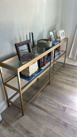 $80 - Glass Book Shelf
