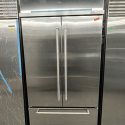 2023 Built In Kitchen Aid French Door 42 Inch Refrigerator 