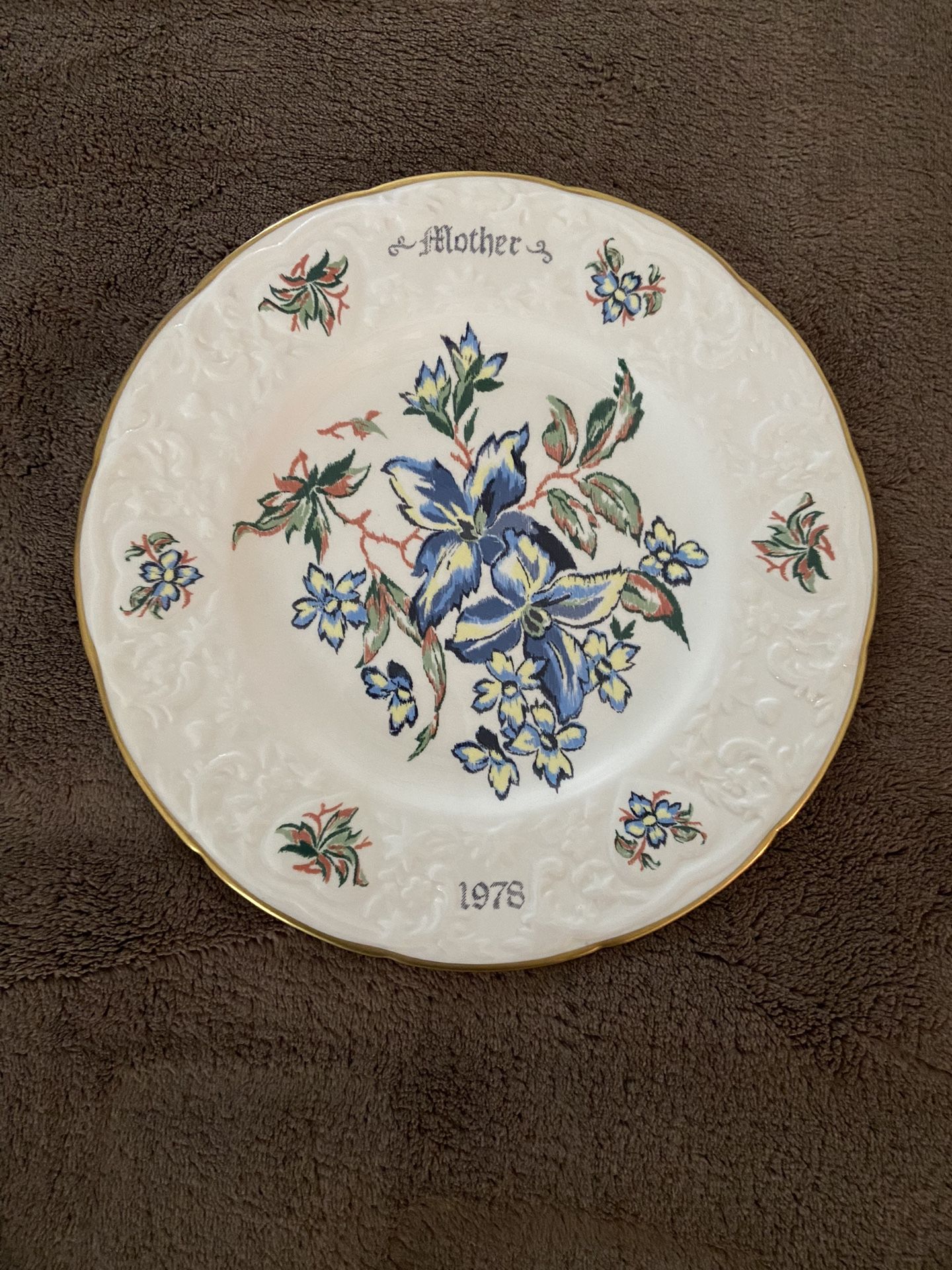 Coalport Bone China Plate “Mother 1978”