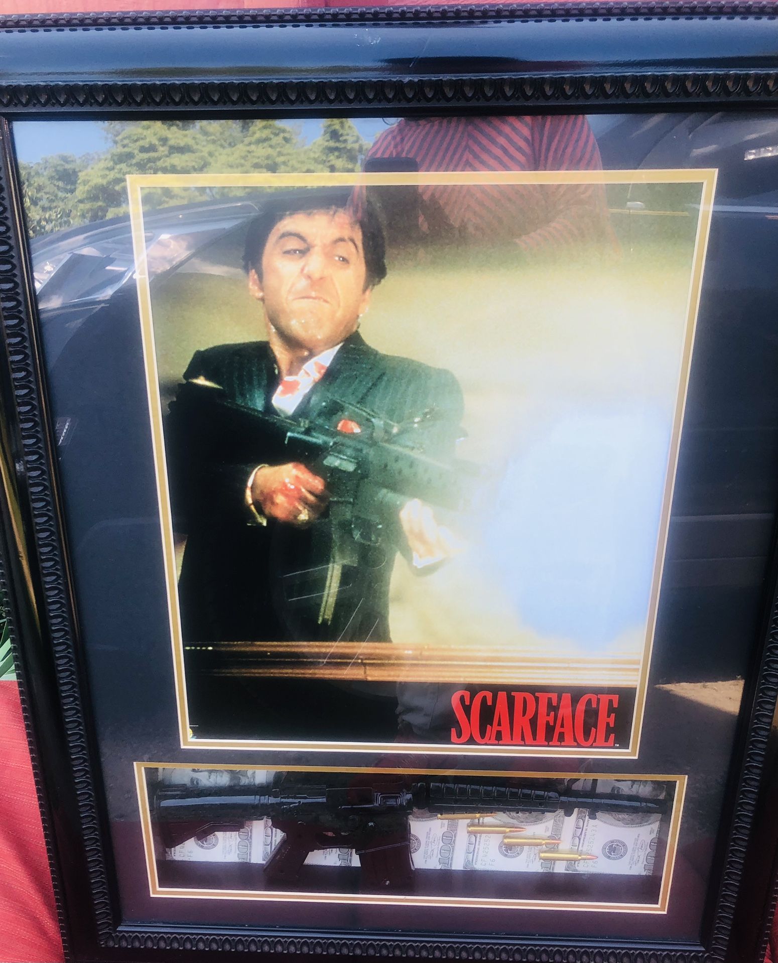 Scarface Al Pacino Picture DVD Never Used 26 X33 Movie