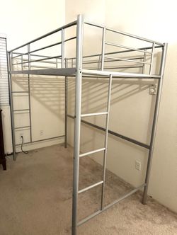 Twin Metal Loft Bed.