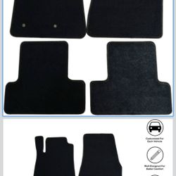 Nylon black  Floormats For 2005-2009 Ford Mustang