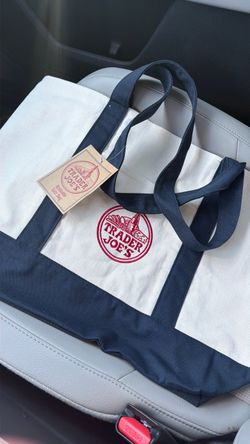 Trader Joe's Canvas Large Tote Bag
