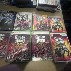 Xbox 360 Guitar Hero Games For Wii,Xbox 360 ,ps2 And Ps3 