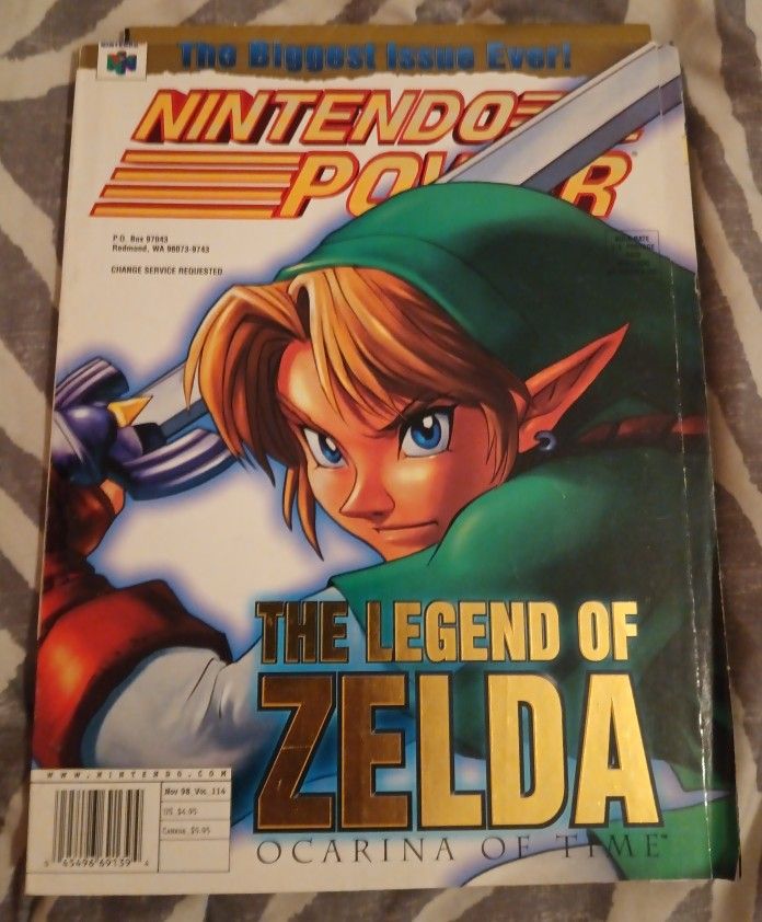 Nintendo Power Ocarina Of Time Issue w/ Inserts