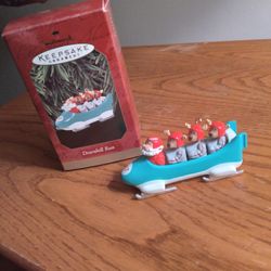 Vintage 1997 Hallmark Keepsake Ornament Downhill Run
