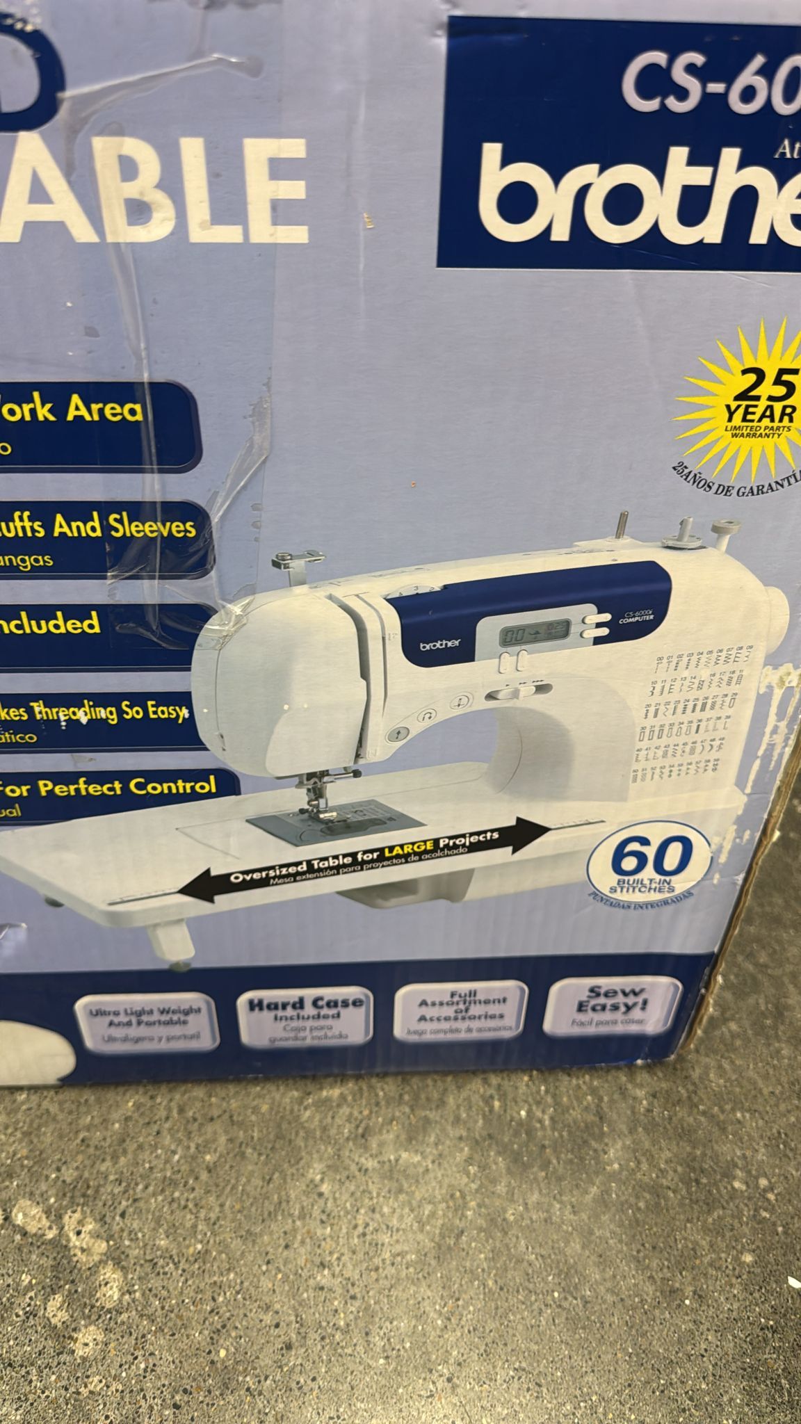 Brother CS-6000i Computerized Sewing Machine