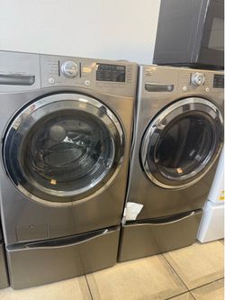 Samsung gas washer and dryer set