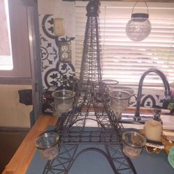 Eiffel Tower Decorative Votive Candle Holder