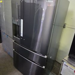Frigidaire Gallery 36 In Smudge Proof Black Stainless Steel