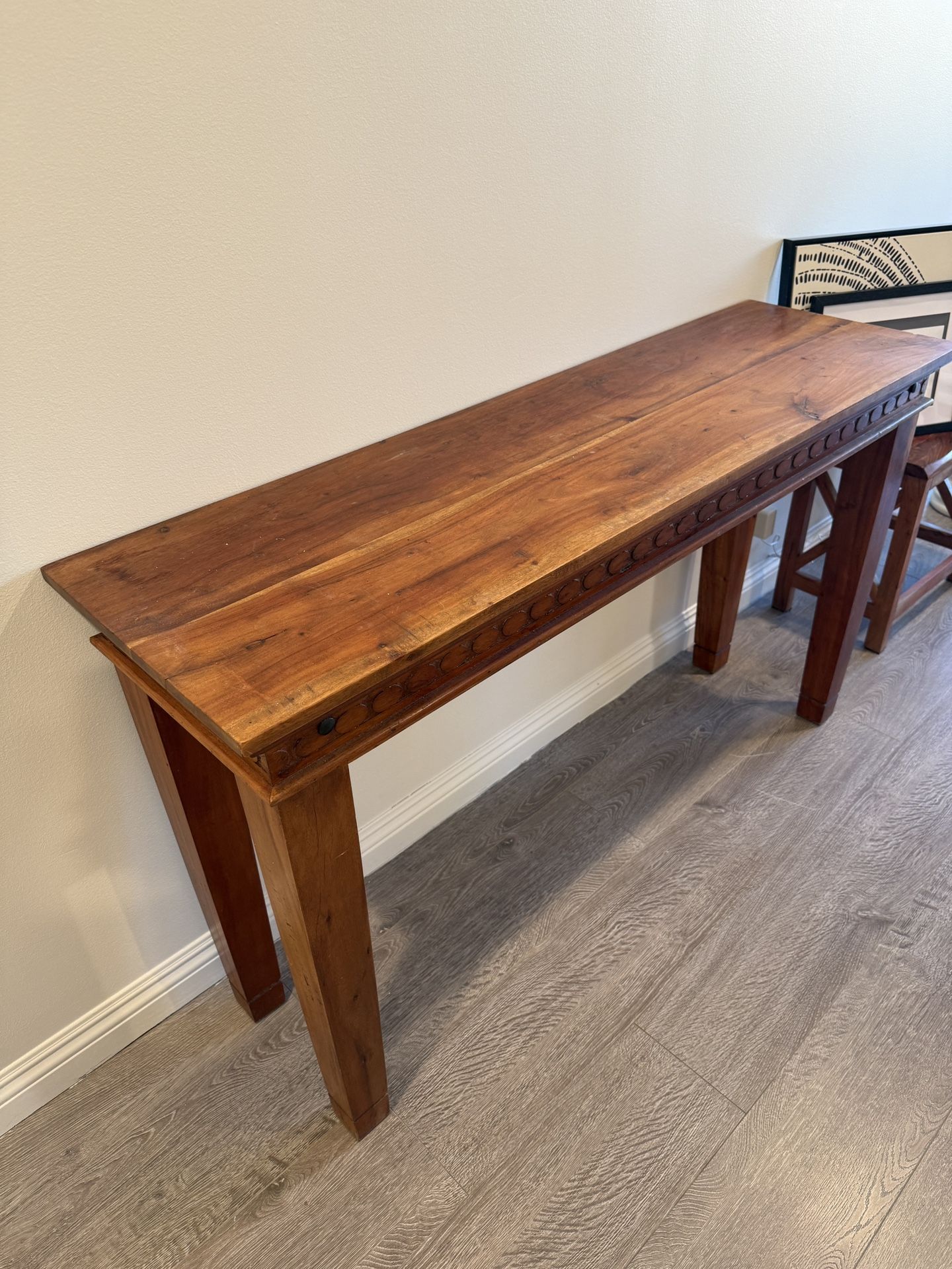 Solid Wood Entrance Table( Heavy!)