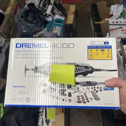 BRAND NEW DREMEL 4000-7/50 high performance rotary tool kit with flex shaftr