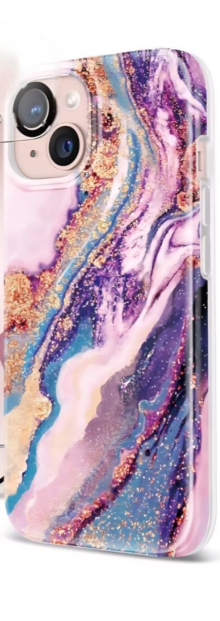 GVIEWIN Marble for iPhone 13 Case, Slim TPU Phone Case Cover Women for iPhone 13