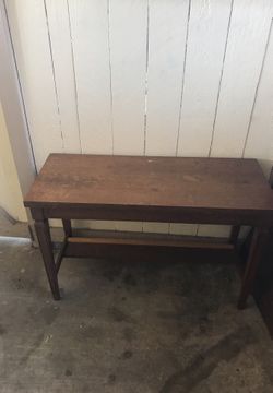 Wood table