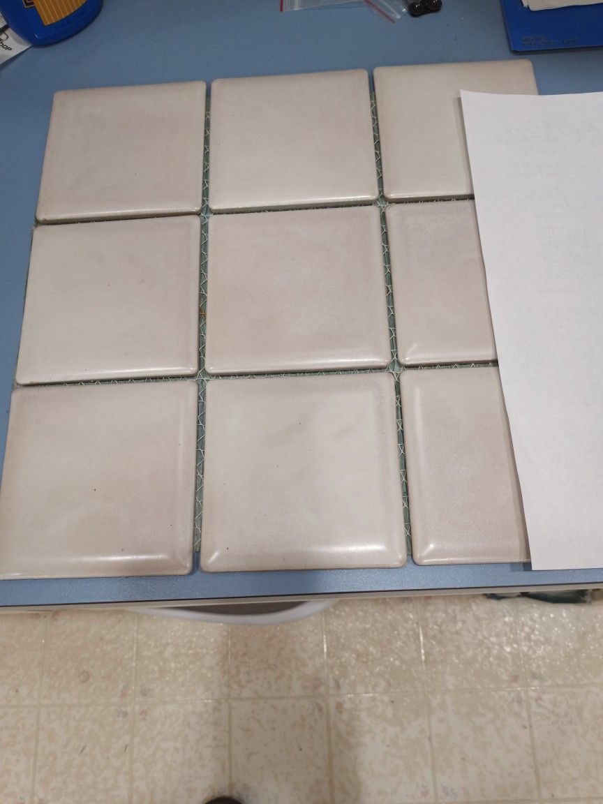 New 4 x 4 tile on 12x12 mesh. 50 sq ft.