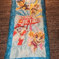 Kids Paw Patrol Sleeping Bag.