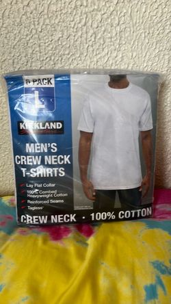 Kirkland Signature Men's Crew Neck T-Shirts 6-Pack Large