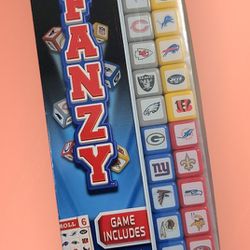 NEW NFL Fanzy Dice Game Fun Frenzied Speed Fast Paced Masterpieces Sealed
