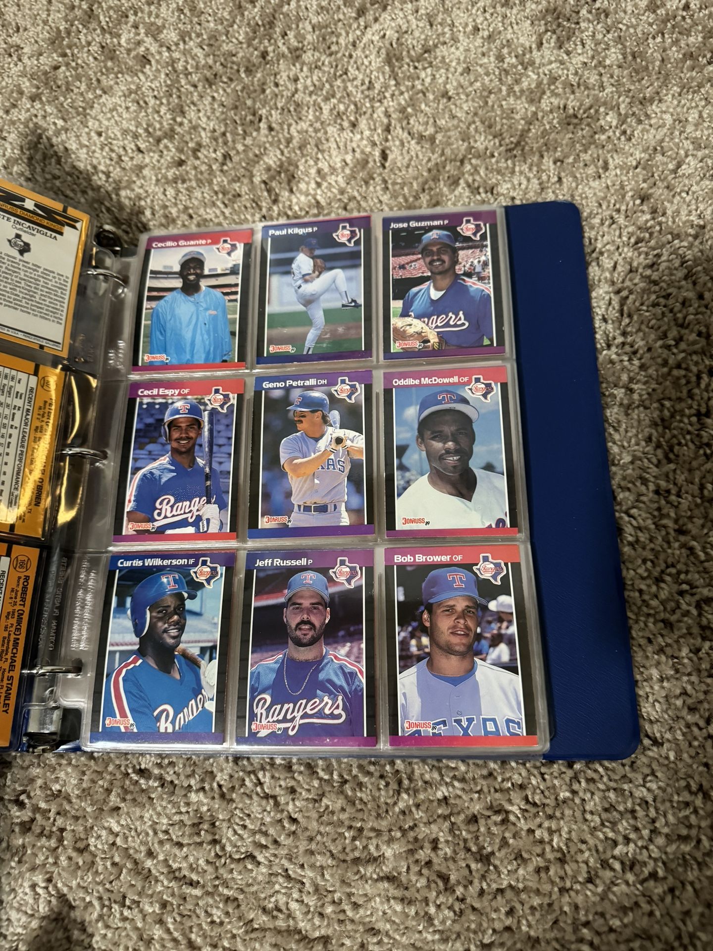 Rangers Baseball Cards