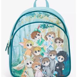 Loungefly Disney Peter Pan Lost Boys Group Portrait Mini Backpack