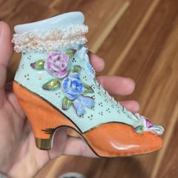 Antique Porcelain Boot