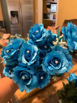 Blue rose bouquet New