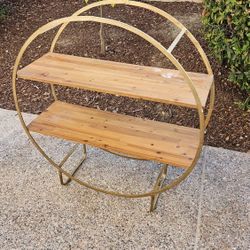 Circular Gold Shelf