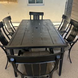 7 piece outdoor dining set
