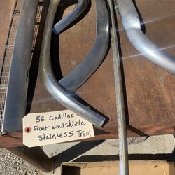 1956 Cadillac Stainless Trim Front Windshield Set