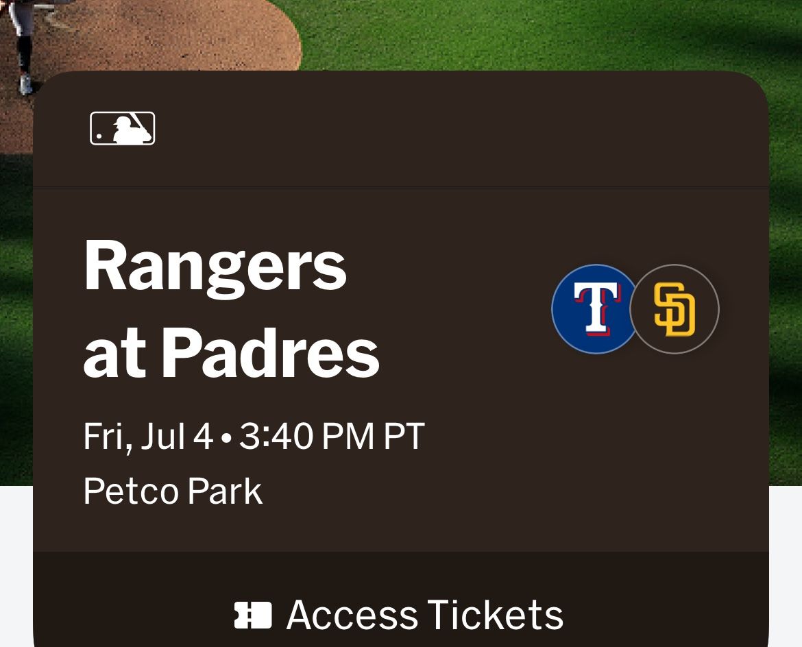 PADRE TICKETS!