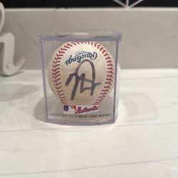 Mike Trout Signed Baseball