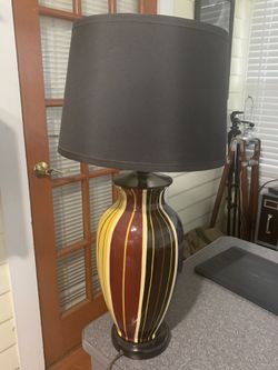 Hand painted table lamp