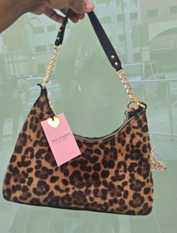 Juicy Couture Leopard Top Player Shoulder Bag Viral NWT
