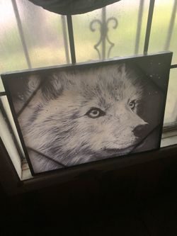 Wolf canvas