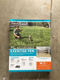 Adjustable Exercise Pin Medium Dog
