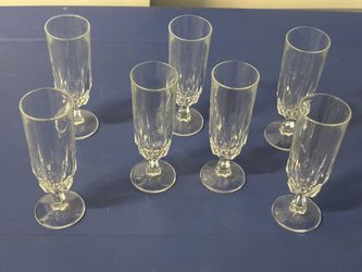 Arcoroc Vintage Champagne Flutes Made in France - Set of 7