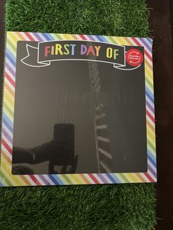 First Day Or School Chalkboard/marker Board 