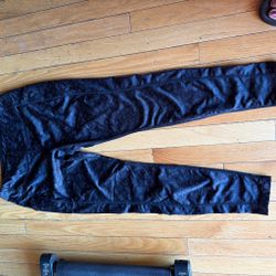 Black Patterned Athletic Leggings