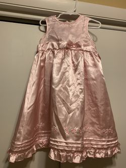 Pink size 4t satin dress