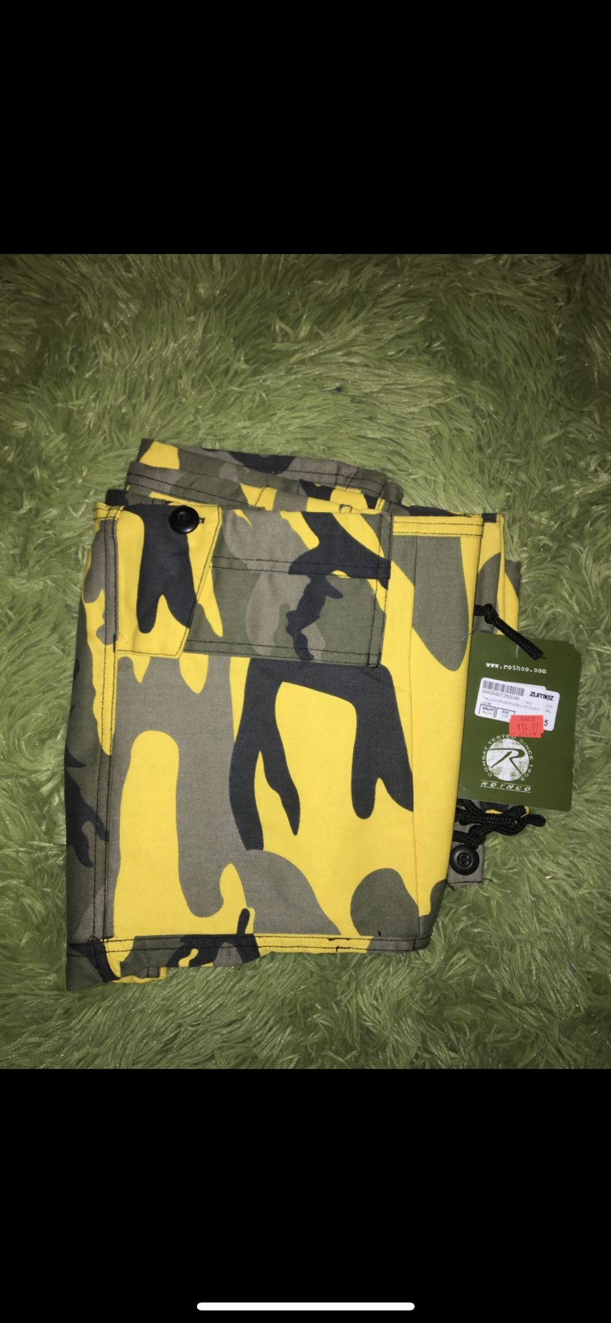 Yellow Camo Pants
