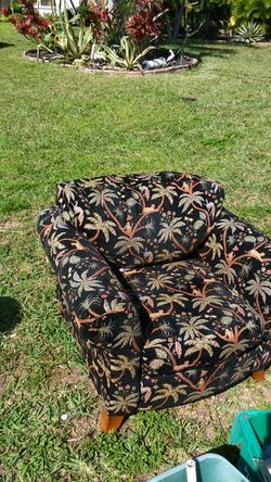 Tropical easy chair