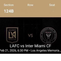 LAFC Vs Inter Miami CF Tickets 