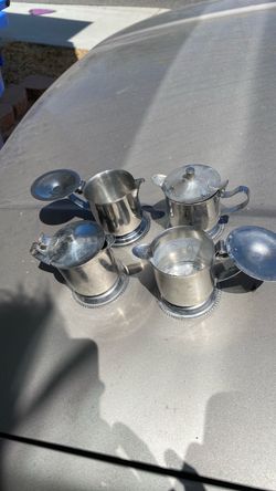 Restaurant, quality, creamers, and teapots