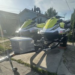 Two 2019 Yamaha Waverunner VX-C