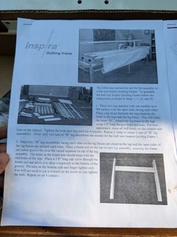 Never used Inspira Quilting Frame