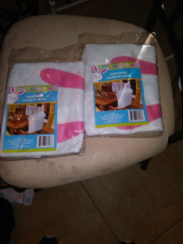 BRAND NEW EASTER BUNNY CHAIR COVERS $1 EACH