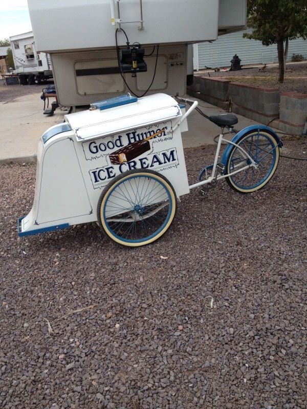 GOOD HUMOR ICE CREAM TRIKE CART MADE BY ACORN