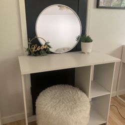 Vanity, Stool, Mirror